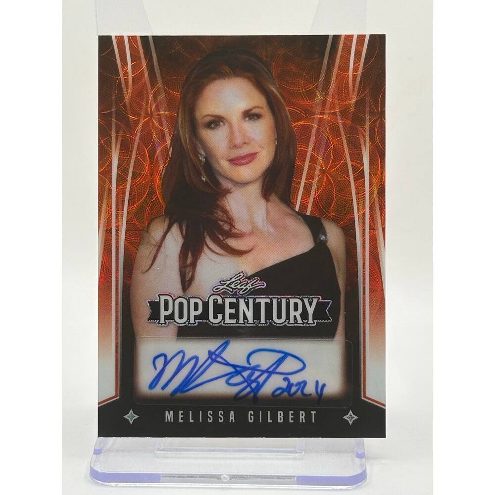 2025 Leaf Pop Century Melissa Gilbert Red Auto 1/1 SSP Little House on Prairie